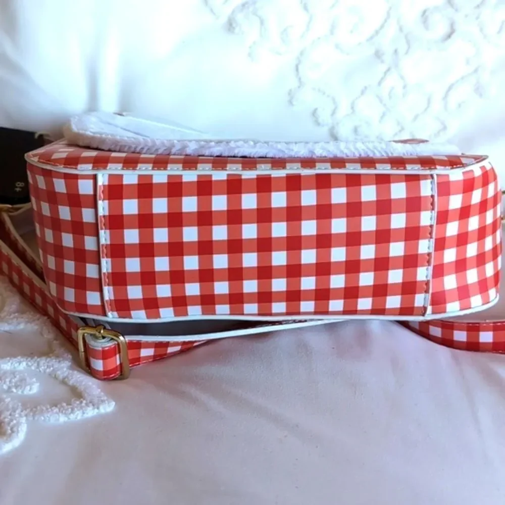 Hello Kitty Sanrio/ Loungefly ♥️🍒💌Red Gingham Collectible Purse